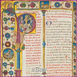 1460 Refined Pontifical Illuminated In The Workshop Of Dalemagna And Crivelli