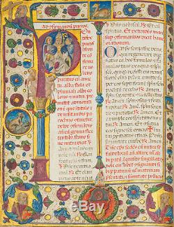 1460 Refined Pontifical Illuminated In The Workshop Of Dalemagna And Crivelli