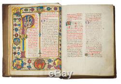 1460 Refined Pontifical Illuminated In The Workshop Of Dalemagna And Crivelli