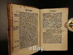 1492 Bernardus Silvestris + Bernard of Clairvaux Incunable Medieval Manuscript