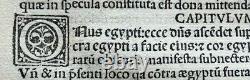 1498 LARGE FRAGMENT of 18 LEAVES COMMENTARIA IN BIBLIAM, ORIGINAL Incunabula