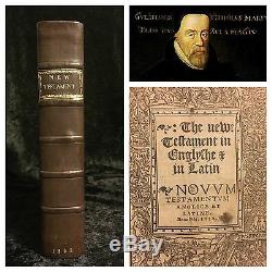 1538 William Tyndale FIRST EDITION New Testament COMPLETE Rare BIBLE