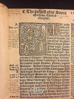 1538 William Tyndale FIRST EDITION New Testament COMPLETE Rare BIBLE