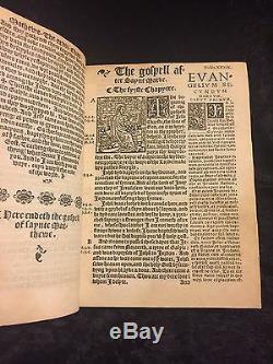 1538 William Tyndale FIRST EDITION New Testament COMPLETE Rare BIBLE