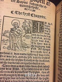 1538 William Tyndale FIRST EDITION New Testament COMPLETE Rare BIBLE