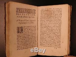 1586 Les Bigarrures of Tabourot Witches Sorcery Occult SECRETS Witchcraft Magic