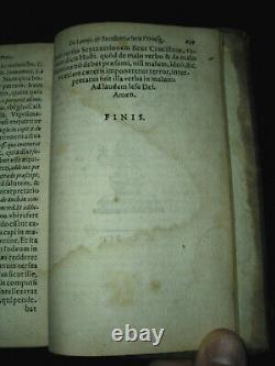 1592 De Sortilegiis & De Lamiis Grillandus Witchcraft Extremely Rare