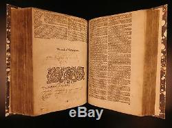 1597 Geneva BIBLE Old & New Testament Apocrypha Grashop Bible Chart Puritans