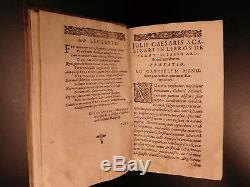 1598 Aristotle On PLANTS Scaliger Botany Marburg Medieval Manuscript Binding