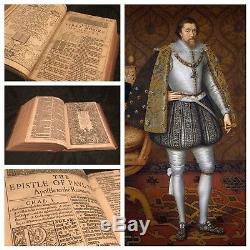 1611 First Edition, First Issue KING JAMES BIBLE Great He RARE Provenance ROYAL