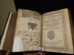 1630 King James Version Bible. 1st Quarto Ed. Printed at Cambridge University