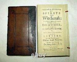 1668 Witchcraft Glanvill Occult Devil Satan Magic Ghost Demon Bible Sorcery Sex