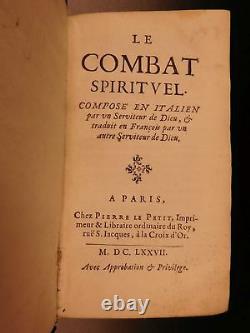 1677 Spiritual Warfare Combat Lorenzo Scupoli Catholic Angels Demons Sin
