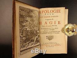 1712 Apologie by Naude MAGIC Sorcery Alchemy Occult PARACELSUS Merlin Agrippa