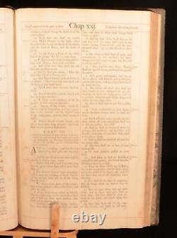 1716-1717 2vol The Holy Bible John Baskett Vinegar Bible George III Binding