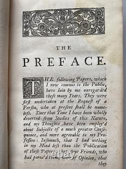 1725 Moral Characters of Theophrastus Henry Gally Leather First Edition