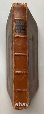 1725 Moral Characters of Theophrastus Henry Gally Leather First Edition