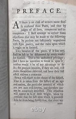 1757 SCARCE THE EPIGONIAD A POEM IN NINE BOOKS William Wilkie 1ST EDITION