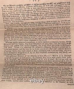 1777, Philadelphia Imprint, Quaker Epistle, Yearly Meeting Friends, Anti-slavery