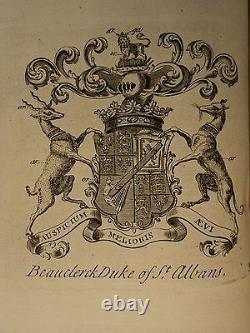 1779 Arthur Collins Peerage of England HERALDRY Coat of Arms Illustrated 8v SET