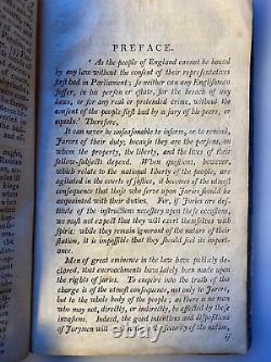 1798 Englishman s Right (American Jurist) 1st. American Edition Right Jury Trial