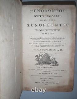 1806 Xenophontis De Cyri Institutione Libri Octo (First Edition)