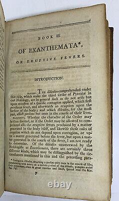 1807 Medical First Lines Practice Physic Cullen First American Edition