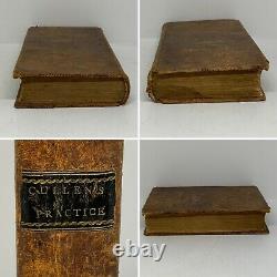 1807 Medical First Lines Practice Physic Cullen First American Edition