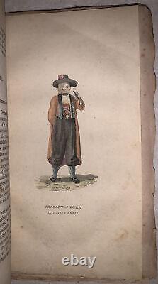 1828, 1st, AUSTRIA by SHOBERL, ILLUSTRATED WITH 12 HAND COLORED PLATES, COSTUMES