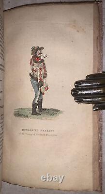 1828, 1st, AUSTRIA by SHOBERL, ILLUSTRATED WITH 12 HAND COLORED PLATES, COSTUMES