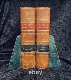 1828 First Ed NOAH WEBSTER'S Dictionary of the English Language CLASSIC Rare