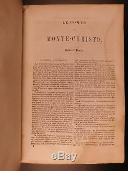 1846 1st American ed The Count of Monte Cristo Alexandre Dumas RARE & EXQUISITE