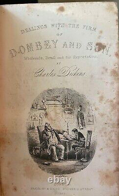 1848 First Edition Charles Dickens Dombey and Son