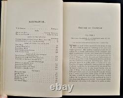 1878 antique GARDNER MA HISTORY w Fold Out Map worcester county ma HERRICK