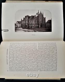 1878 antique GARDNER MA HISTORY w Fold Out Map worcester county ma HERRICK