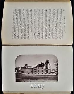 1878 antique GARDNER MA HISTORY w Fold Out Map worcester county ma HERRICK