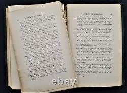 1878 antique GARDNER MA HISTORY w Fold Out Map worcester county ma HERRICK