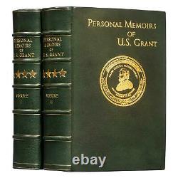 1885 Personal Memoirs of U. S. Grant First Edition Fine Leather Bindings
