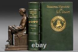 1885 Personal Memoirs of U. S. Grant First Edition Fine Leather Bindings