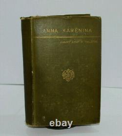 1886 ANNA KARENINA Tolstoi Tolstoy First edition T. Y. Crowell & Co. (BKS)