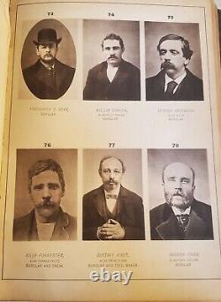 1886 -Professional Criminals of America by Thomas Byrnes First Edition/Inscribed