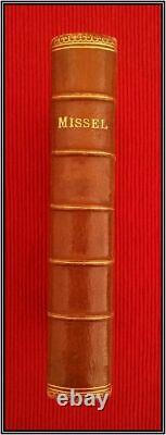 (1892) SCARCE 320 CHROMOLITHOGRAPHS Roman Missal ILLUSTRATED Christian Bible