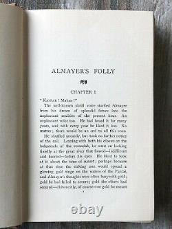 1895 Almayer's Folly Joseph Conrad 1st Edition COLONIAL EDITION