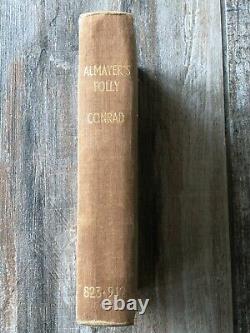 1895 Almayer's Folly Joseph Conrad 1st Edition COLONIAL EDITION