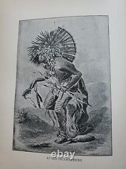 1895 Red Men on the Warpath North American Indians Tragic First Edition J. Boyd