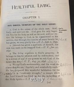 1897 Instruction Relating to the Principles of Healthful Living/Ellen G. White