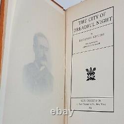 1899 1st Edition Kipling Rudyard The City of Dreadful Night Hardcover Book HC