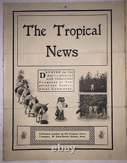 1904, 2 Issues The Tropical News, Agricultural & Industrial Progress, Countries