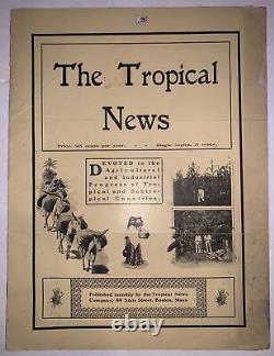 1904, 2 Issues The Tropical News, Agricultural & Industrial Progress, Countries