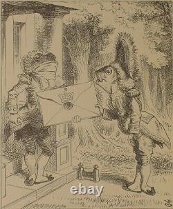 1904 ALICE IN WONDERLAND Alice's 1ST EDITION Adventures Antique Child Book RARE